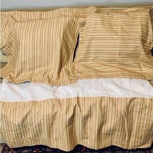 Waverly shams and bed skirt